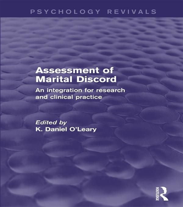Produktbild: Assessment of Marital Discord (Psychology Revivals)