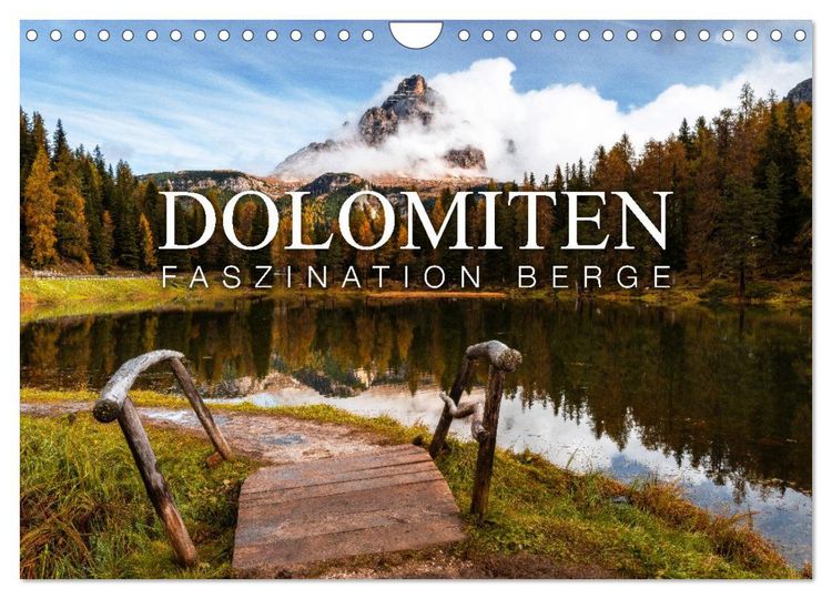 Produktbild: Die Dolomiten - Faszination Berge (Wandkalender 2026 DIN A4 quer), CALVENDO Monatskalender