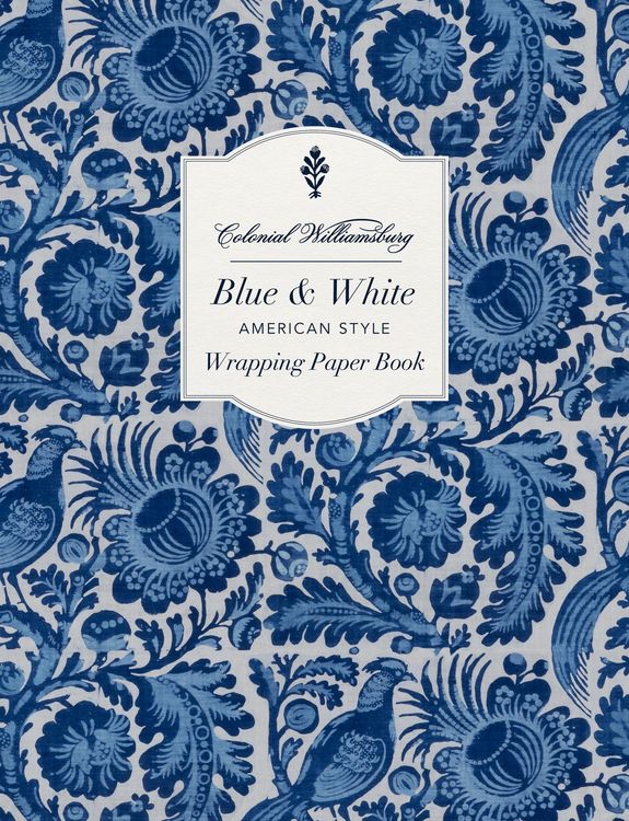Produktbild: Colonial Williamsburg Blue and White American Style Wrapping Paper Book