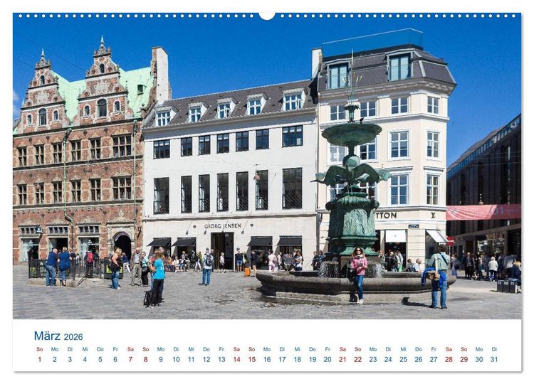 Produktbild: Sch&ouml;nes Kopenhagen (hochwertiger Premium Wandkalender 2026 DIN A2 quer), Kunstdruck in Hochglanz