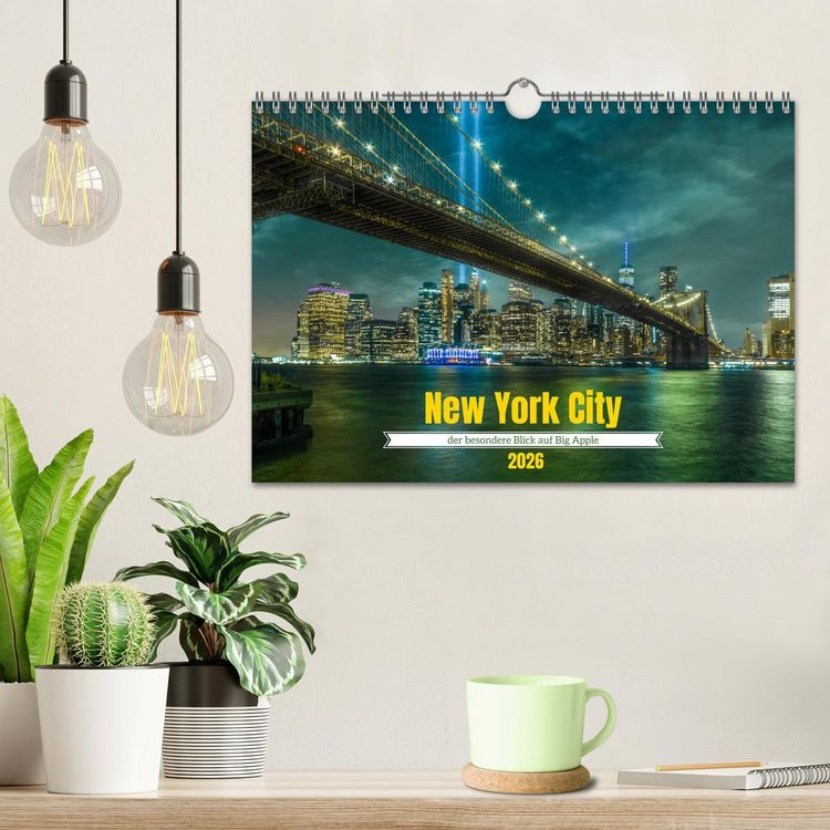 Produktbild: New York City - der besondere Blick auf Big Apple (Wandkalender 2026 DIN A4 quer), CALVENDO Monatskalender