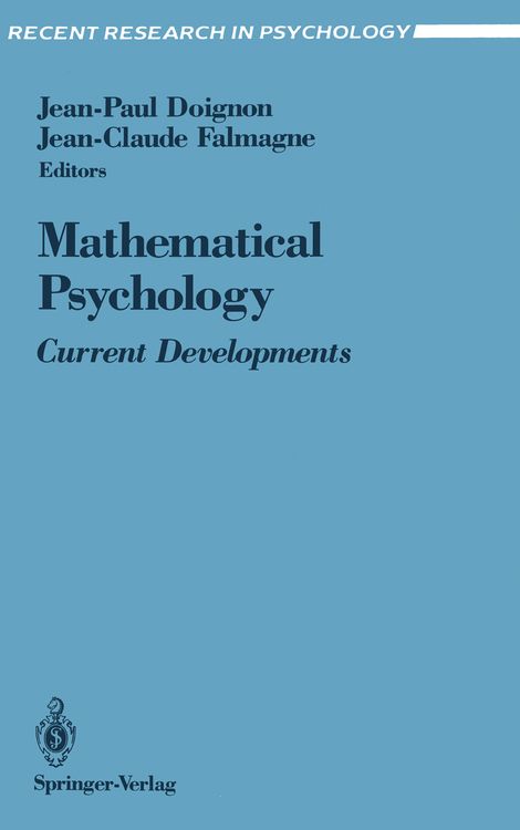 Produktbild: Mathematical Psychology