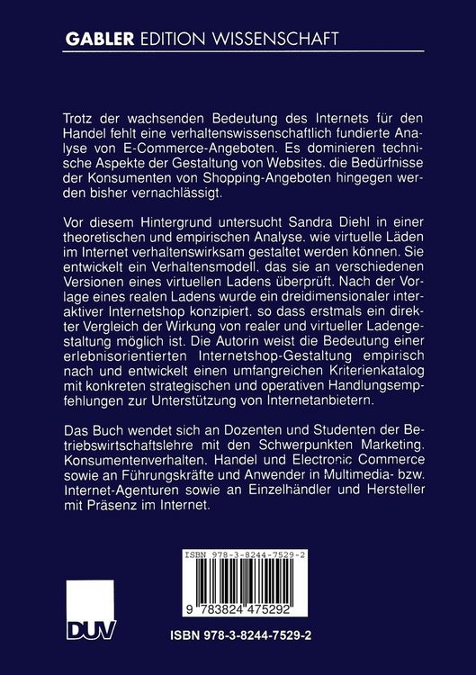 Produktbild: Erlebnisorientiertes Internetmarketing