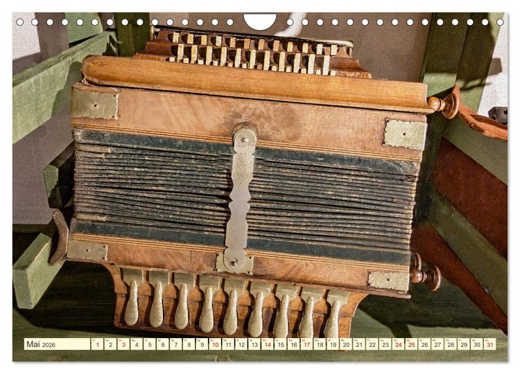 Produktbild: Concertina und Bandoneon (Wandkalender 2026 DIN A4 quer), CALVENDO Monatskalender