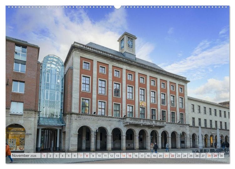Produktbild: Neuss Impressionen (hochwertiger Premium Wandkalender 2026 DIN A2 quer), Kunstdruck in Hochglanz