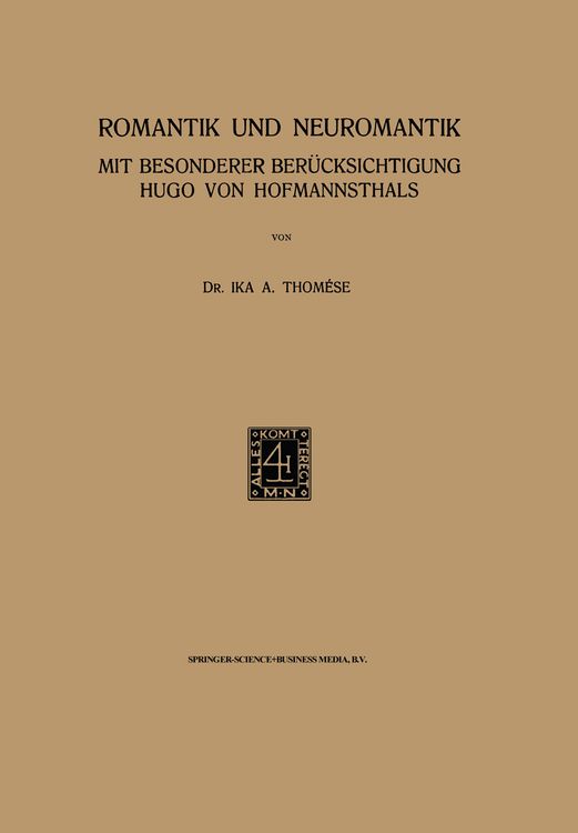 Produktbild: Romantik und Neuromantik