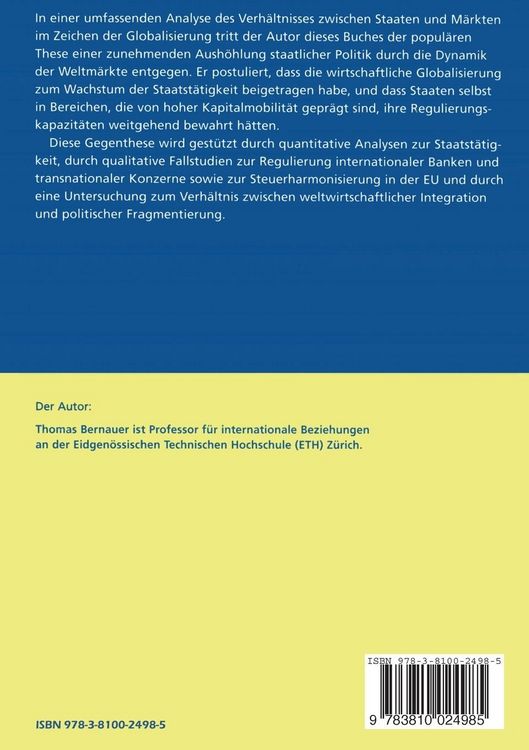 Produktbild: Staaten im Weltmarkt
