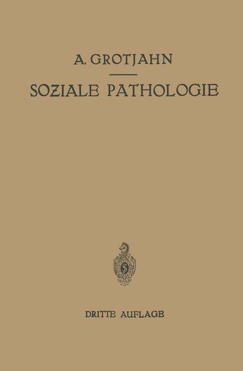 Produktbild: Soziale Pathologie
