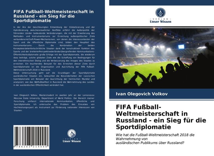 Produktbild: FIFA Fu&szlig;ball-Weltmeisterschaft in Russland - ein Sieg f&uuml;r die Sportdiplomatie