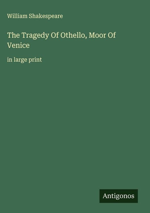 Produktbild: The Tragedy Of Othello, Moor Of Venice