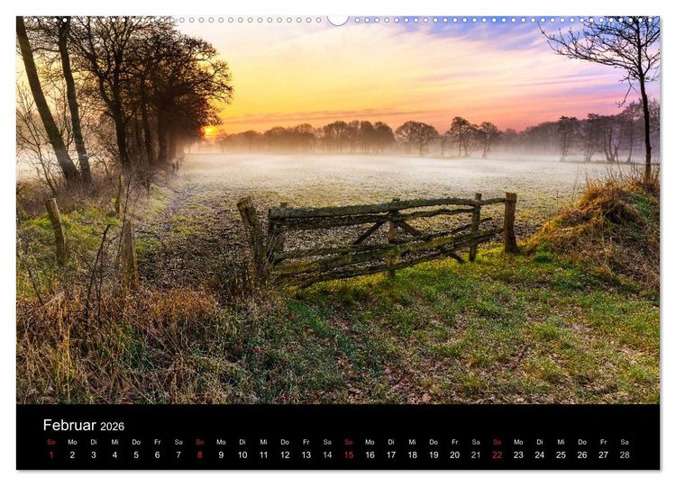 Produktbild: (Ost)Friesische Landschaften (hochwertiger Premium Wandkalender 2026 DIN A2 quer), Kunstdruck in Hochglanz