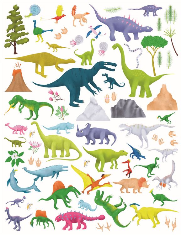 Produktbild: Mein magisches Rubbelsticker-Buch Dinosaurier