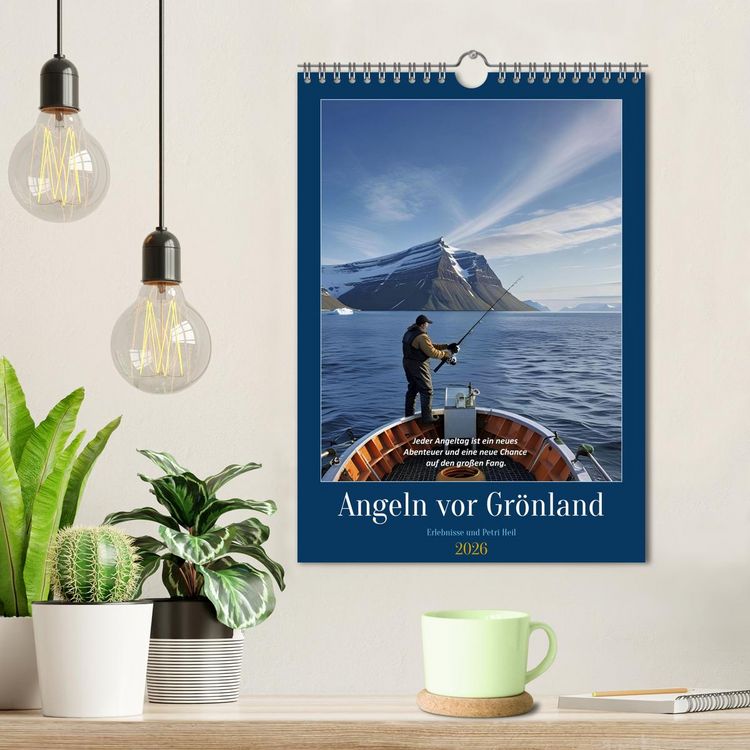 Produktbild: Angeln vor Gr&ouml;nland (Wandkalender 2026 DIN A4 hoch), CALVENDO Monatskalender