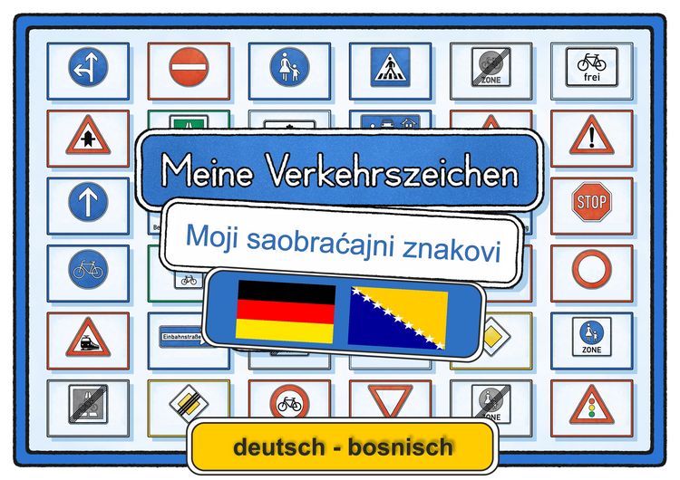 Produktbild: Meine Verkehrszeichen deutsch - bosnisch