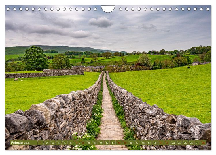 Produktbild: Yorkshire - Dales und Coast (Wandkalender 2026 DIN A4 quer), CALVENDO Monatskalender