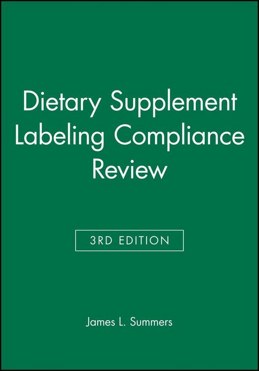 Produktbild: Dietary Supplement Labeling Compliance Review