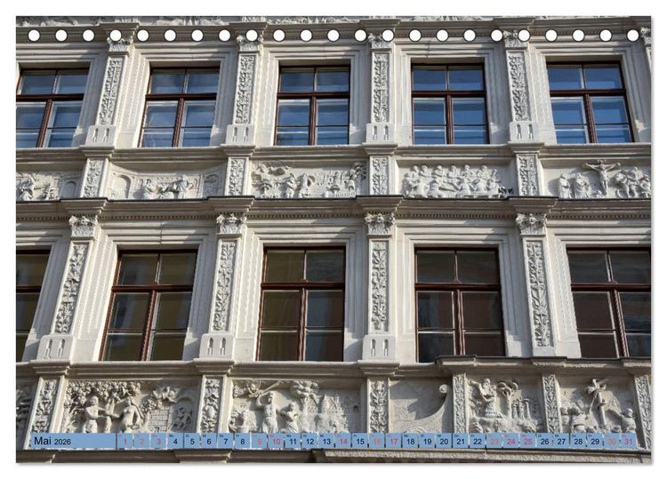 Produktbild: Fassadenreichtum in G&ouml;rlitz (Tischkalender 2026 DIN A5 quer), CALVENDO Monatskalender