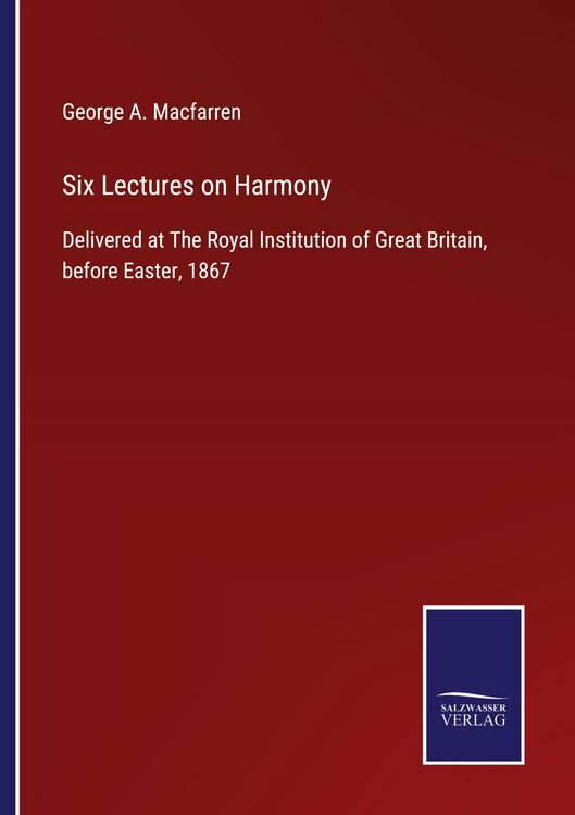 Produktbild: Six Lectures on Harmony