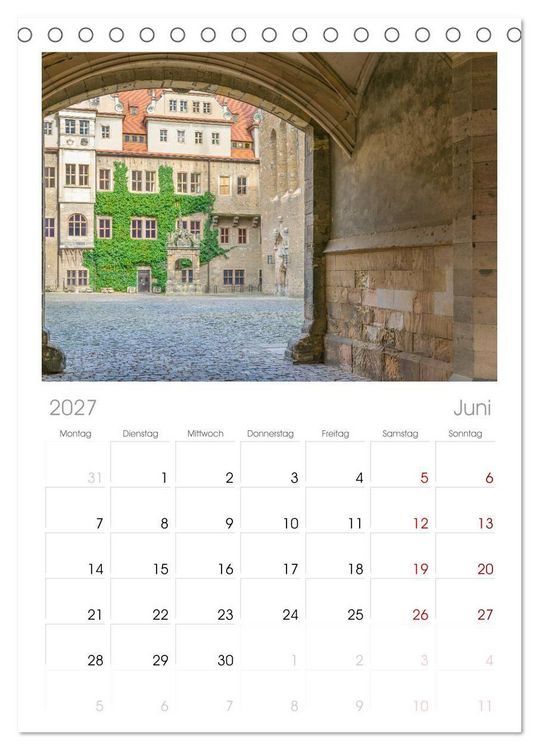 Produktbild: Tischplaner 2027 - Merseburg - Meine Domstadt an der Saale (A5 Tischkalender zum Aufstellen) CALVENDO