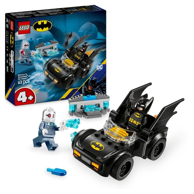 Bild vom Artikel LEGO DC Batman: Batman & Batmobil vs. Mr. Freeze, Superhelden Auto 76301 vom Autor 