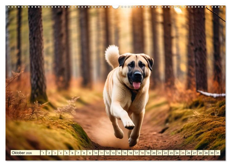 Produktbild: Kangal - der starke Herdenschutzhund (Wandkalender 2026 DIN A2 quer), CALVENDO Monatskalender