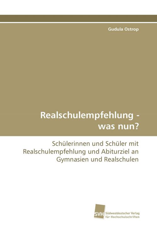 Produktbild: Realschulempfehlung - was nun?