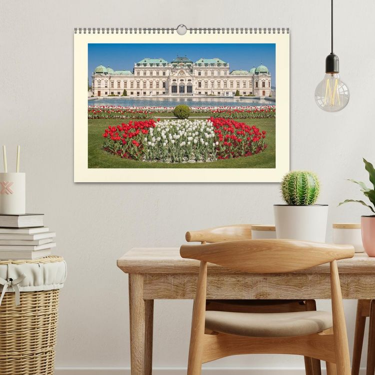 Produktbild: An der sch&ouml;nen blauen Donau - Ein Spaziergang in Wien (Wandkalender 2026 DIN A3 quer), CALVENDO Monatskalender