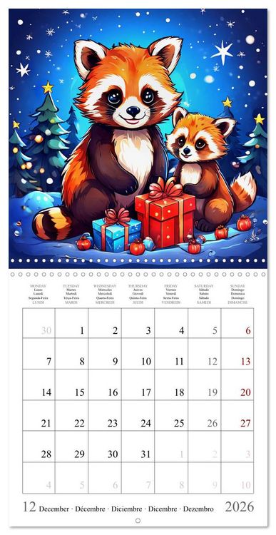 Produktbild: Baby Animals - In Their Natural Habitat (Wall Calendar 2026 12 &times; 12 Inch) CALVENDO 12 Month Wall Calendar