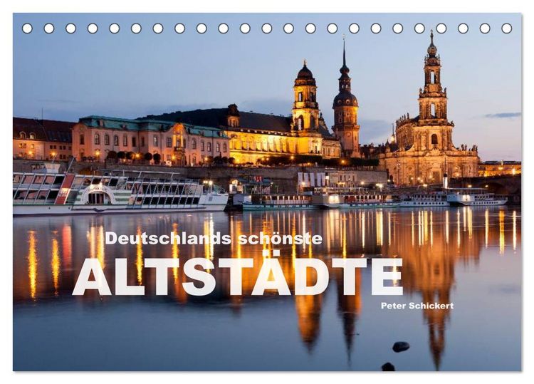 Produktbild: Deutschlands sch&ouml;nste Altst&auml;dte (Tischkalender 2026 DIN A5 quer), CALVENDO Monatskalender