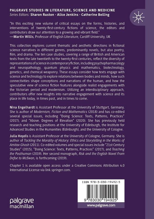 Produktbild: Representations of Science in Twenty-First-Century Fiction