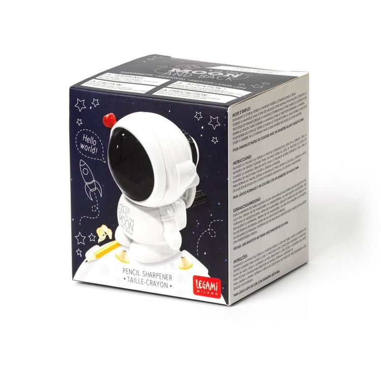 Produktbild: Legami Anspitzer mit Handkurbel - To The Moon and Back - Weltall