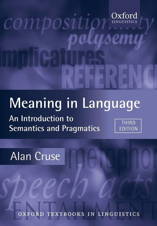 Produktbild: Meaning in Language