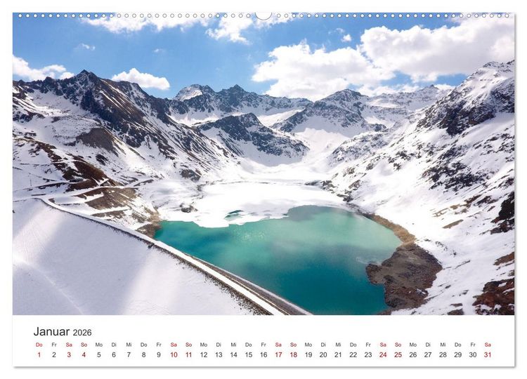 Produktbild: &Ouml;sterreich - Einzigartige Landschaften im Land der Berge. (hochwertiger Premium Wandkalender 2026 DIN A2 quer), Kunstdruck in Hochglanz