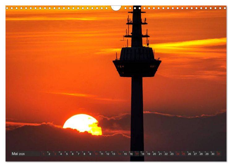Produktbild: Epische Sonnenunterg&auml;nge im Rhein-Neckar-Kreis (Wandkalender 2026 DIN A3 quer), CALVENDO Monatskalender