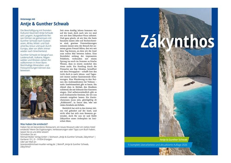 Produktbild: MICHAEL M&Uuml;LLER Reisef&uuml;hrer Zakynthos