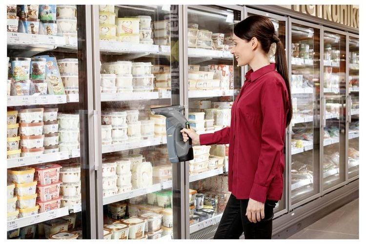 Produktbild: K&auml;rcher Professional WVP 10 Adv *EU Fenstersauger Schwarz Anzahl mitgelieferte Akkus 2