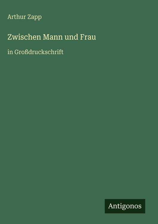 Produktbild: Zwischen Mann und Frau
