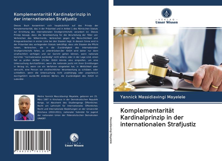Produktbild: Komplementarit&auml;t Kardinalprinzip in der internationalen Strafjustiz