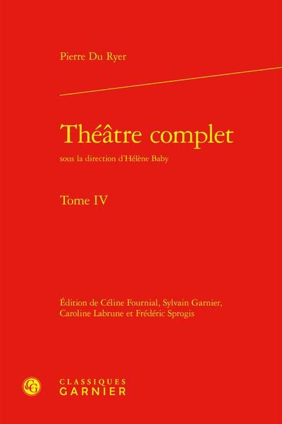 Produktbild: Th&eacute;&acirc;tre complet tome 4