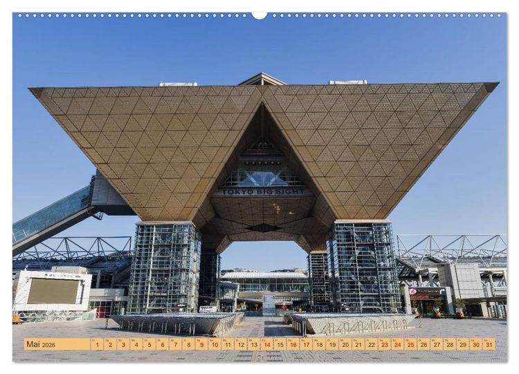 Produktbild: Impressionen aus Tokio, der Megastadt im Land der aufgehenden Sonne (Wandkalender 2026 DIN A2 quer), CALVENDO Monatskalender