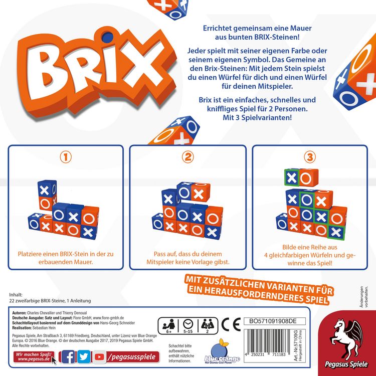 Produktbild: Pegasus - Brix, Duellspiel
