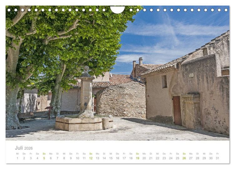 Produktbild: Provence: Malerisches S&uuml;dfrankreich (Wandkalender 2026 DIN A4 quer), CALVENDO Monatskalender