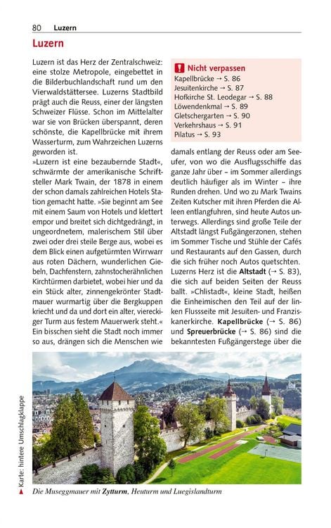 Produktbild: TRESCHER Reisef&uuml;hrer Zentralschweiz