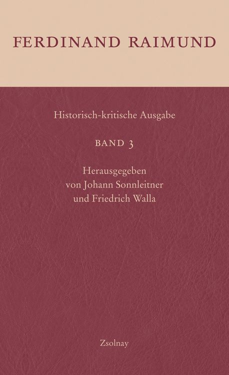 Produktbild: Historisch-kritische Ausgabe Band 3