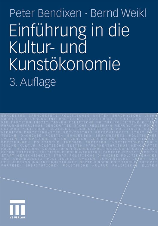 Produktbild: Einf&uuml;hrung in die Kultur- und Kunst&ouml;konomie