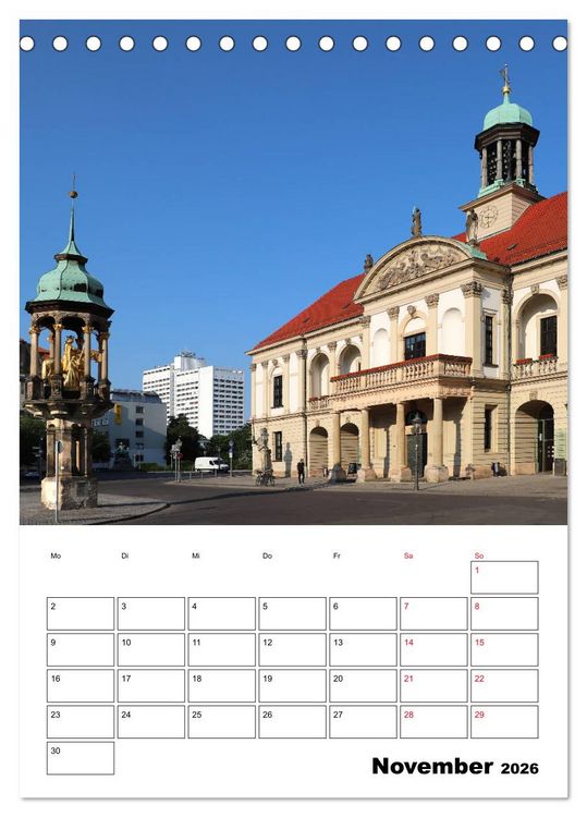 Produktbild: Magdeburger Ansichten (Tischkalender 2026 DIN A5 hoch), CALVENDO Monatskalender