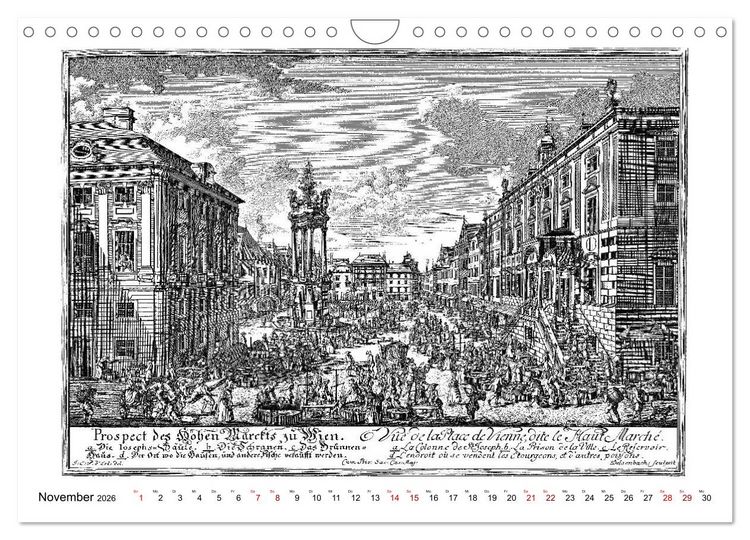 Produktbild: TU FELIX AUSTRIA - Wien in alten Ansichten (Wandkalender 2026 DIN A4 quer), CALVENDO Monatskalender