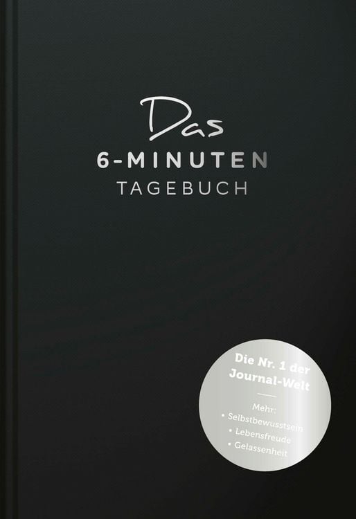 Produktbild: Das 6-Minuten-Tagebuch (schwarz)