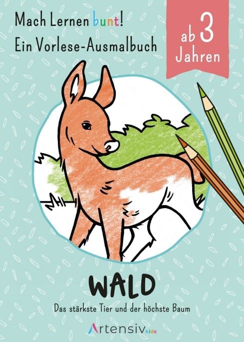 Produktbild: Wald - Ein Vorlese-Malbuch f&uuml;r Kinder ab 3 Jahren