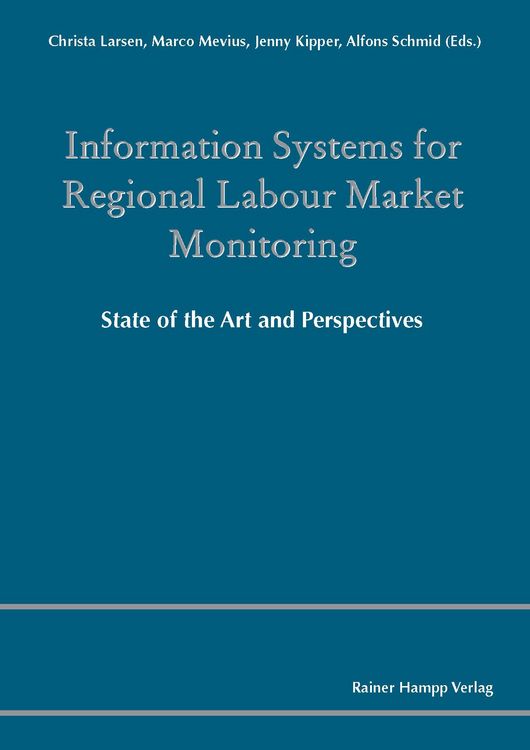Produktbild: Information Systems for Regional Labour Market Monitoring